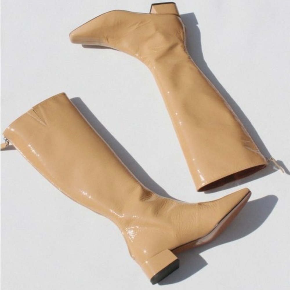 Cordelia Patent Boot Wood size 38